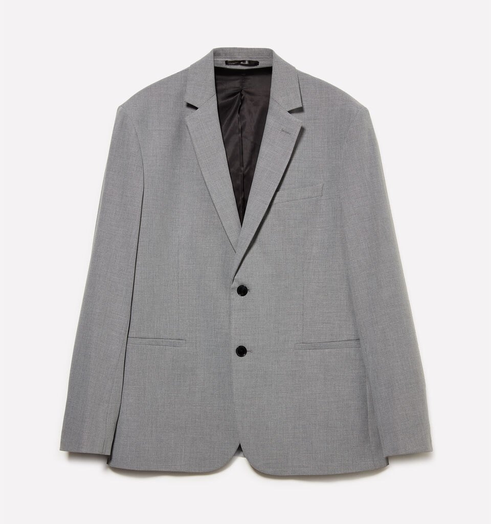 Light gray textured blazer - men's blazers - Light Gray | Sisley image number 1